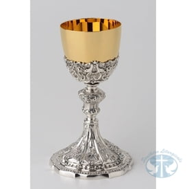 Grapes and Wheat Chalice and Paten - Item 192A