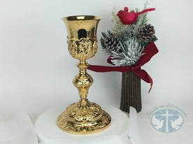 Holy Family Baroque Chalice- Item 193G