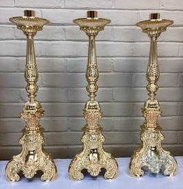 Altar Candlestick - 24 1/2 inch Gold