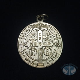 St. Benedict Medal -Gold Toned 2 inch