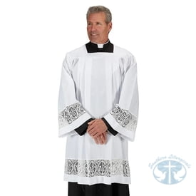 Clergy Items Alpha Omega Lace Surplice