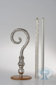 Crosier- Ornate Silver Plated