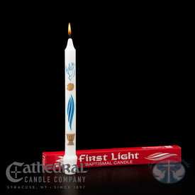 First Light Baptismal Candle