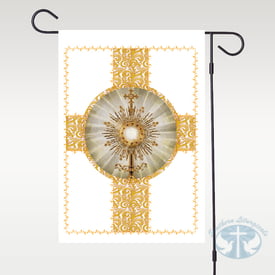 April- The Most Blessed Sacrament Garden Flag