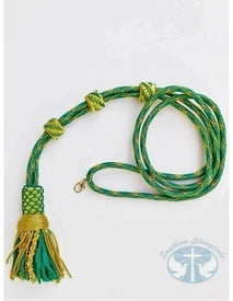 Pectoral Cross Cord- Green Gold - Item BB-FD321