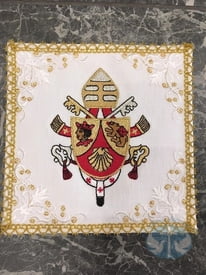 Pope Benedict XVI Embroidered Altar Linen Set