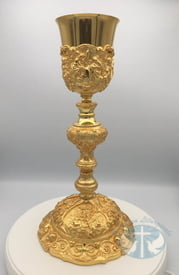 Tall Baroque Chalice and Paten- Item BTY170
