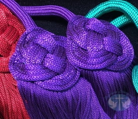 Cincture - Braided Knot Purple