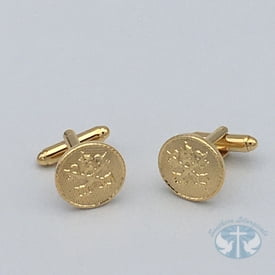 Vatican Seal Cuff Links - 24K Gold Plated