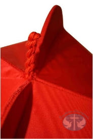 Biretta- Cardinal Red