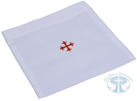 Cotton Red Cross Altar Linens- Pack of 3