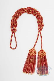 Clergy Items Cincture - Braided Knot Red and Gold