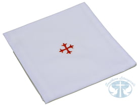 Cotton Red Cross Altar Linens- Pack of 3