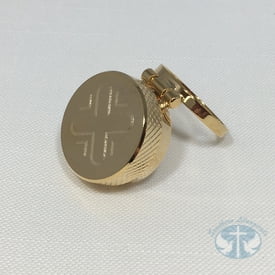 Single Oil Stock w/Ring- Brass w/Gold Finish