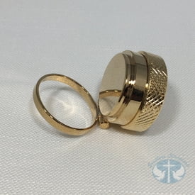 Single Oil Stock w/Ring- 24K Gold Plated