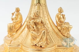 Brass Renaissance monstrance 1564