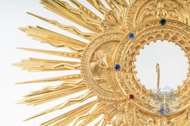 Brass Renaissance monstrance 1564