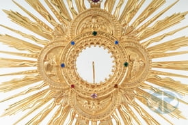 Brass Renaissance monstrance 1564