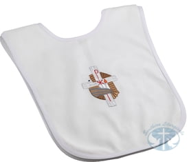 Embroidered Baptismal Bib - Full Coverage