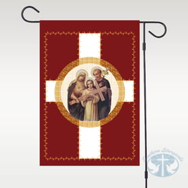 February- The Holy Family Garden Flag