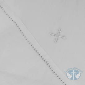 Cotton White Cross Altar Linens- Pack of 3