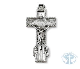 Holy Door Rosary in Antique Silver – Ghirelli® Jubilee Edition with 16 Panel Meditations
