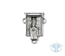 Holy Door Rosary in Antique Silver – Ghirelli® Jubilee Edition with 16 Panel Meditations