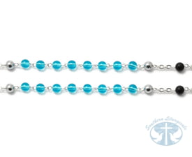 Holy Door Rosary in Antique Silver – Ghirelli® Jubilee Edition with 16 Panel Meditations