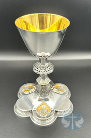 Silver Chalice and Paten Item 2480 by Molina