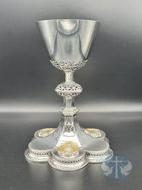 Silver Chalice and Paten Item 2480 by Molina