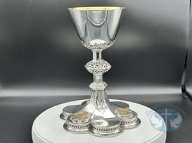 Silver Chalice and Paten Item 2480 by Molina