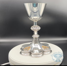 Silver Chalice and Paten Item 2480 by Molina