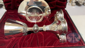 Silver Chalice and Paten Item 2480 by Molina