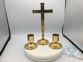 Small Altar Set - Brass