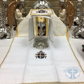 St. Pope John Paul II Altar Linen Set - 100% Italian Linen