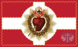 June- The Most Sacred Heart of Jesus Flag