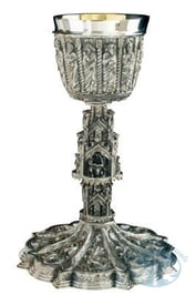 &quot;The Gothic&quot; Chalice and Paten by Molina - Item 2392