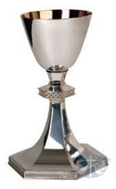 Artistic Silver Chalice and Paten 2404 by Molina