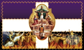 November - Holy Souls in Purgatory Flag