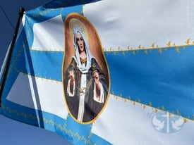 October - Our Lady of the Rosary Flag