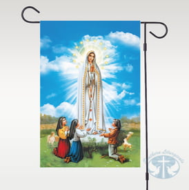 Our Lady of Fatima Garden Flag