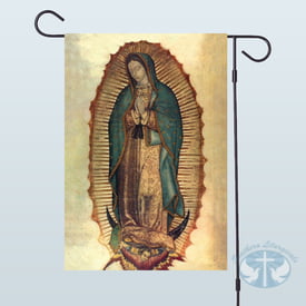 Our Lady of Guadalupe Garden Flag