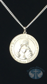 The Priesthood Medal© with Sterling Silver 24&quot; Curb Chain