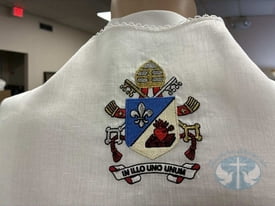 Pope Leo XIV Amice - Fine Italian Linen
