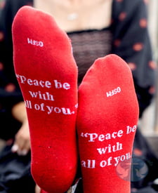 Pope Leo XIV Adult Socks