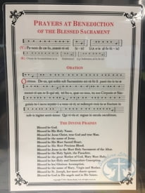 Prayers after Low Mass and Benediction of the Blessed Sacrament