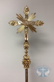 Metalware Processional Crucifix FR-1