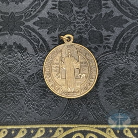 St Benedict Medal -Bronze Toned 2 inch