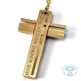 USA Rosary Gold Finish