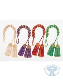 Bicolor Cincture Set- Braided Knot Set of 4